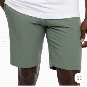 Travis Mathew Speckled Green Shorts